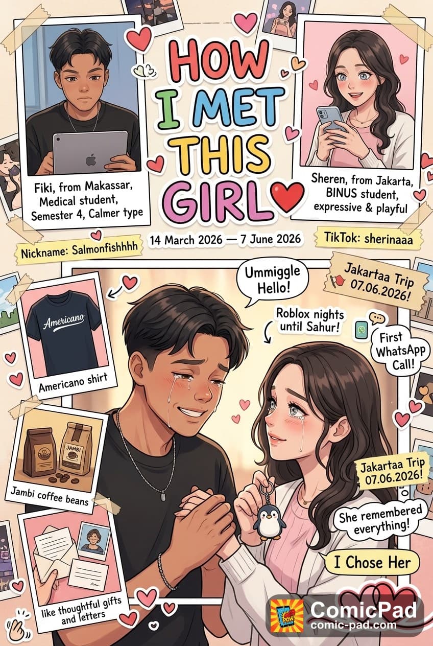 A comic page drawn by AI in God Mode